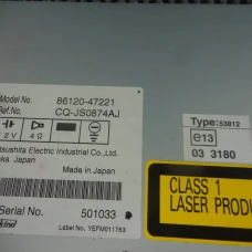 RADIO Toyota Prius 2008 1.5 AUT. 86120-47221