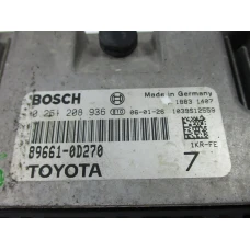 RAČUNALNIK MOTORA Toyota Yaris 2006 1.0 VVT-i 0261208936