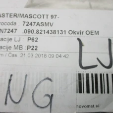 UKRASNA LETVICA Renault MASTER II 2005  7247ASMV