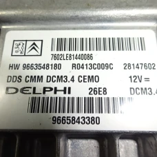 RAČUNALNIK MOTORA Citroën C5 2008 III 2.0 HDI 16V 9663548180