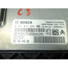 RAČUNALNIK MOTORA Citroën C3 2010 1.6HDI 16V 0281015845
