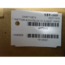 INJEKTOR Alfa STELVIO 2019 2.2MJET 0445110674