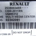 STIKALO RAZNO Renault SCENIC 2010 III. 1.5DCI 253b00345r