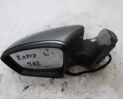 OGLEDALO LIJEVO Škoda RAPID 2012 1.6 TDI 5JB857507A 9B9